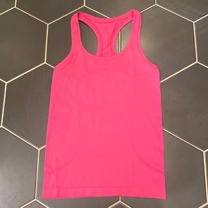 Sonic pink swiftly tank top